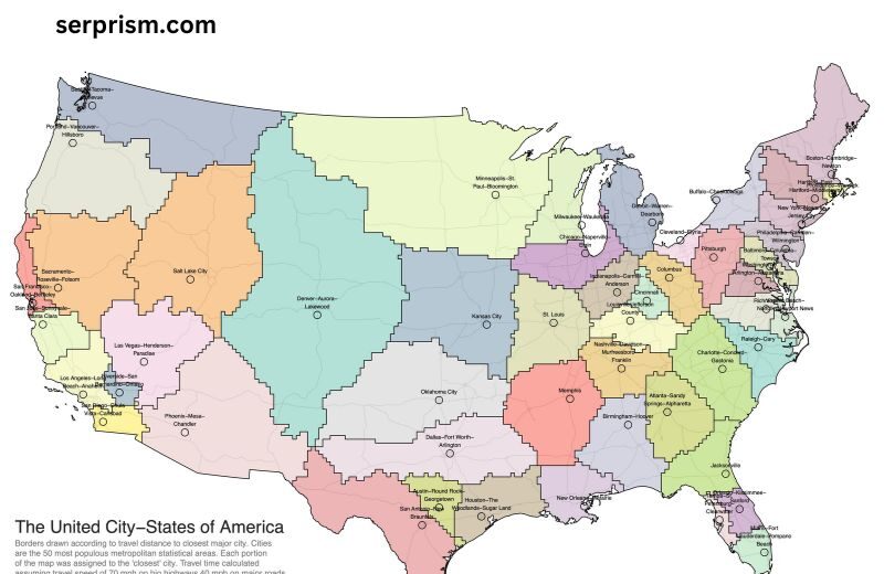 American City Boundary Map Interactive