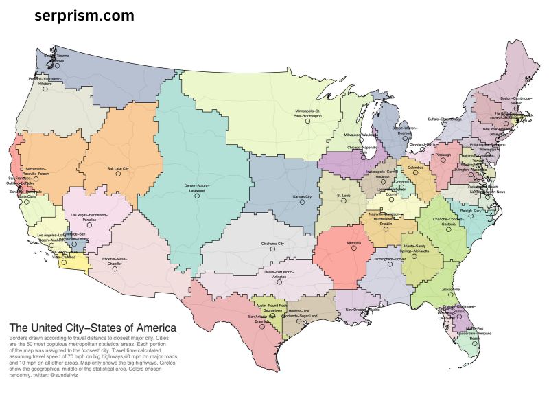 American City Boundary Map Interactive